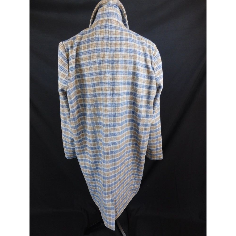 Cotton On 2 Button Plaid Long Coat NWT Size 12 - Picture 6 of 14